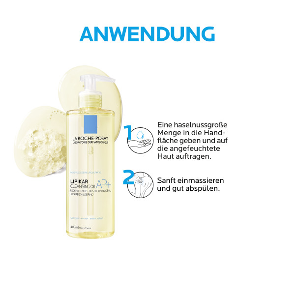 La Roche-Posay Lipikar Dusch- und Badeöl Öl Disp 400 ml