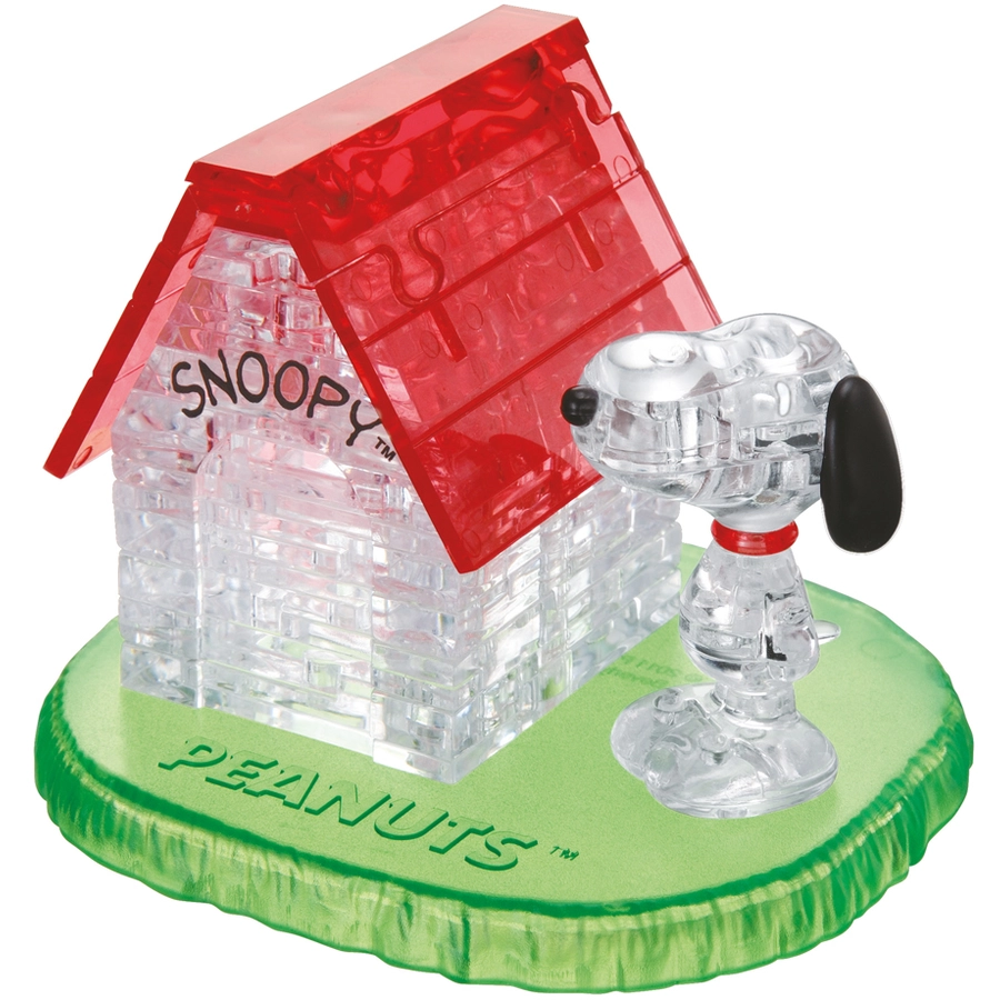 HCM Kinzel Crystal Puzzle Snoopy House Mehrfarbig