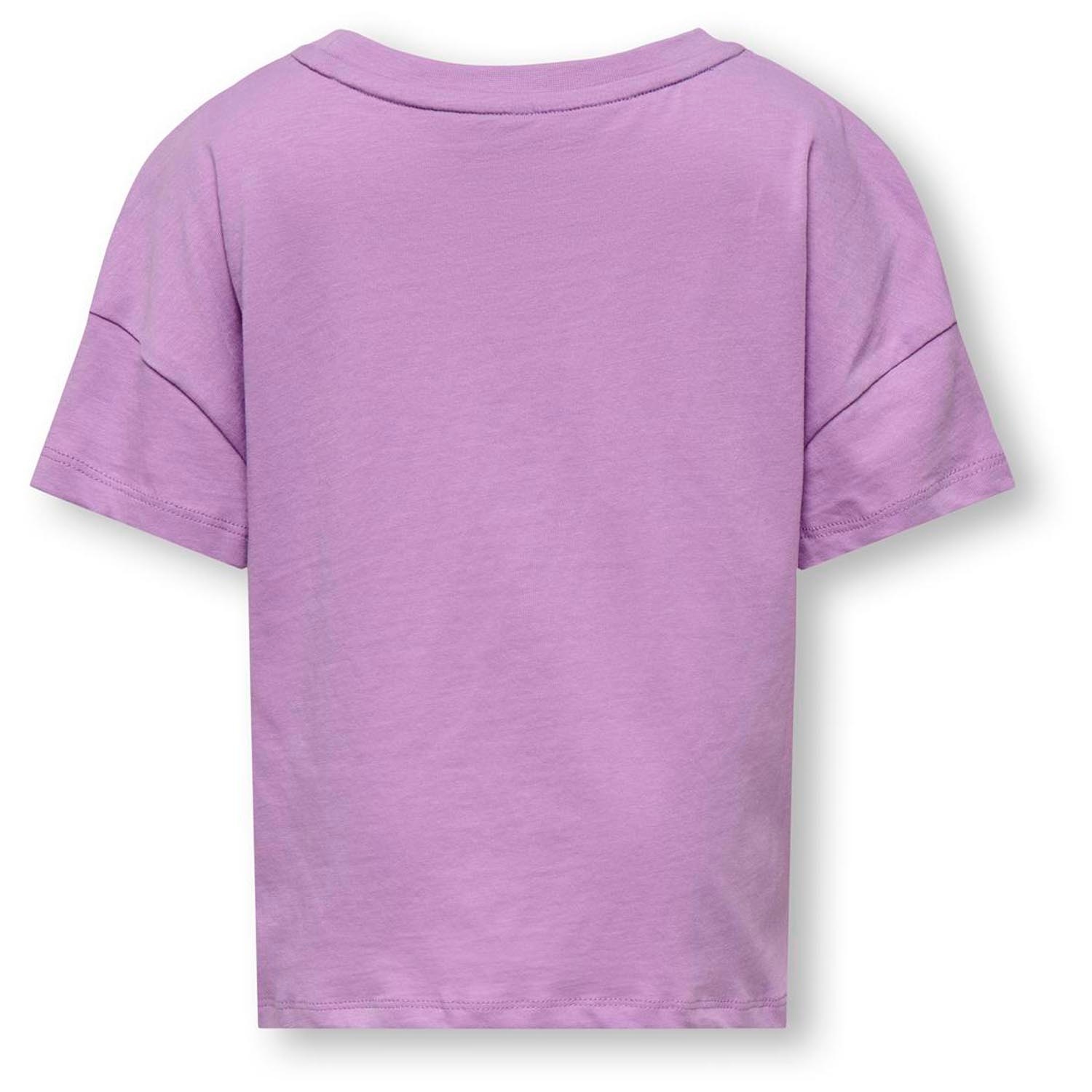 Kids Only peuter T-shirt korte mouwen tekst paars