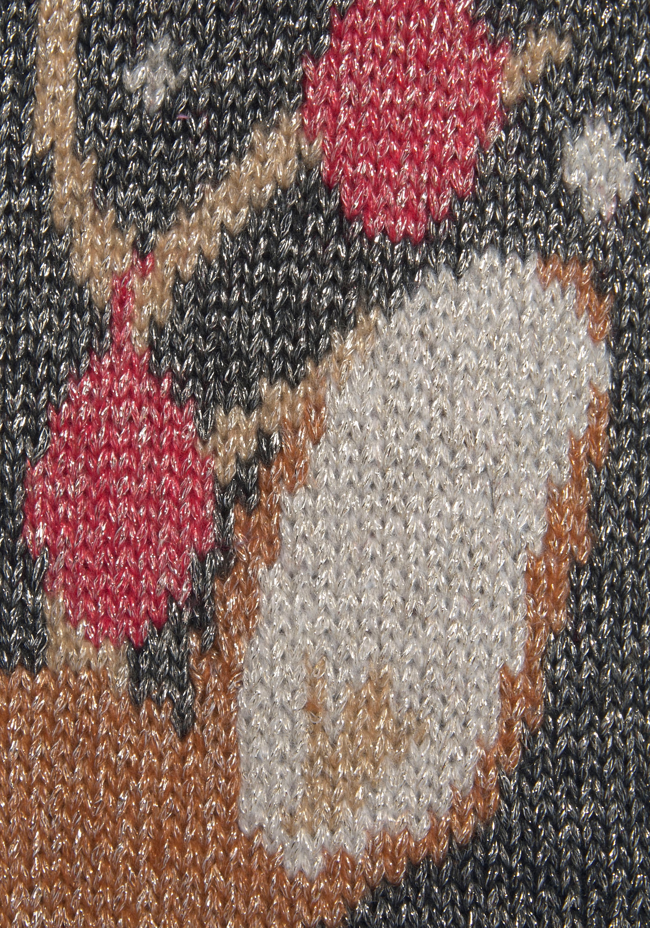 LASCANA Sweater , Weihnachtspullover mit eingestricktem Motiv, Loungewear