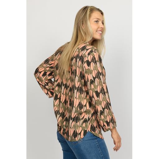 2-Biz Lui Bluse, Melon, L