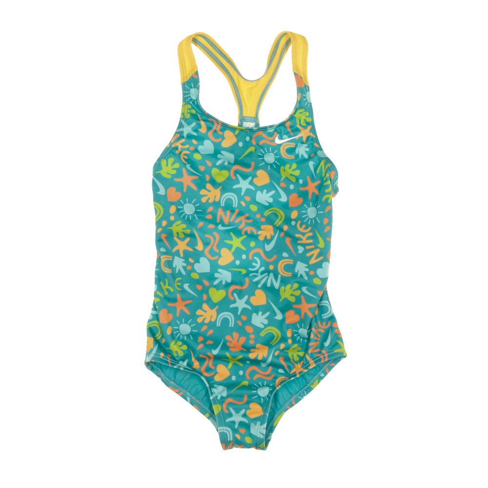 Nike Maillot de bain Vert/Orange Fille Nike Racerback