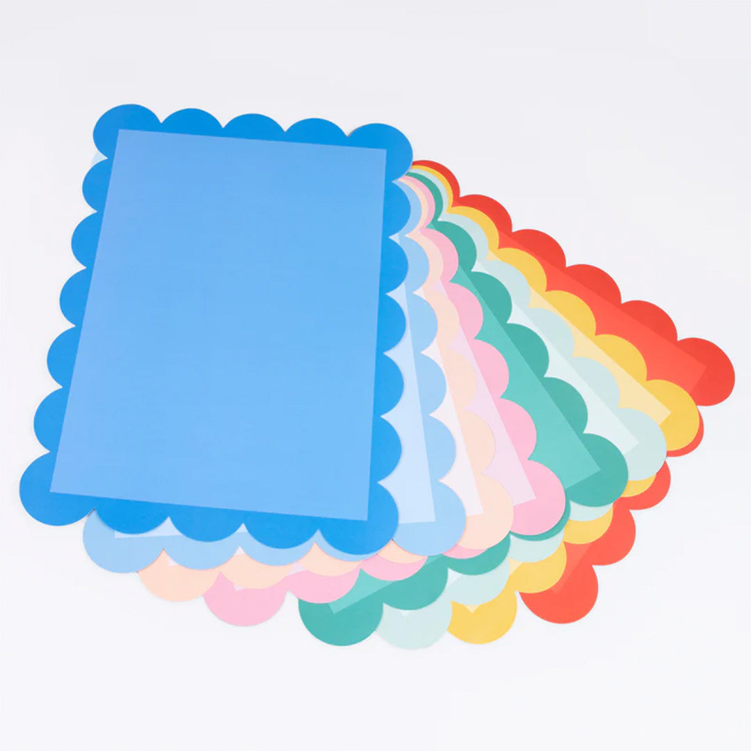 Meri meri placemats gekleurd - 12st