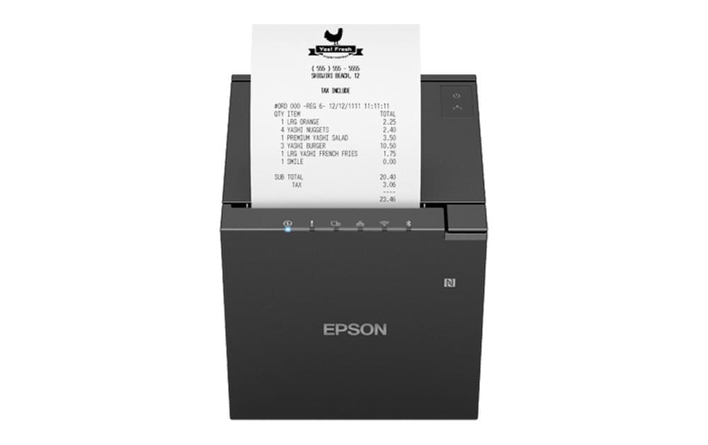 Thermodrucker TM-M30III – BT/LAN/WLAN/USB Schwarz<br>Vielseitiger und kompakter Thermo-Drucker