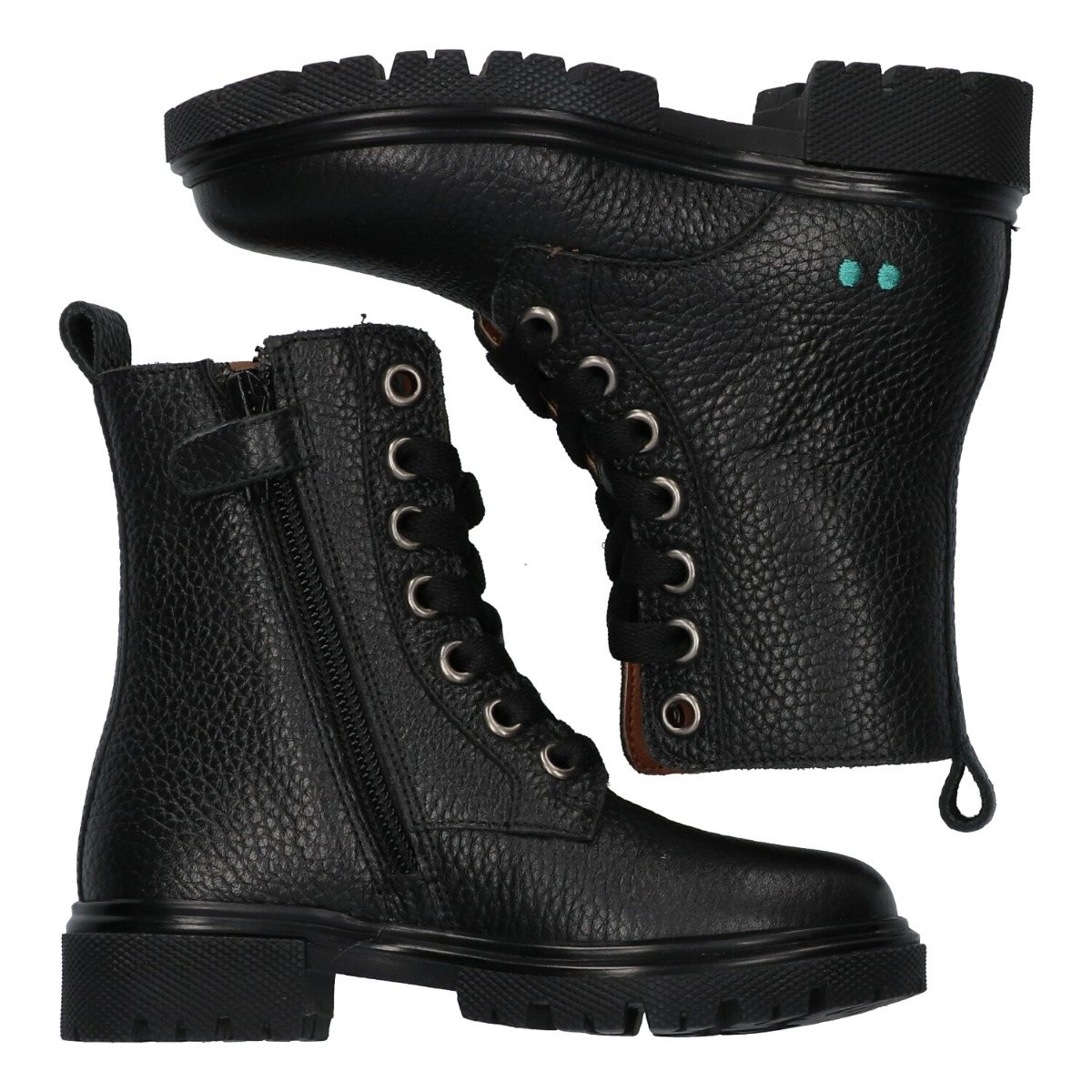 Saar Sterk - Biker Boots Bunnies Zwart