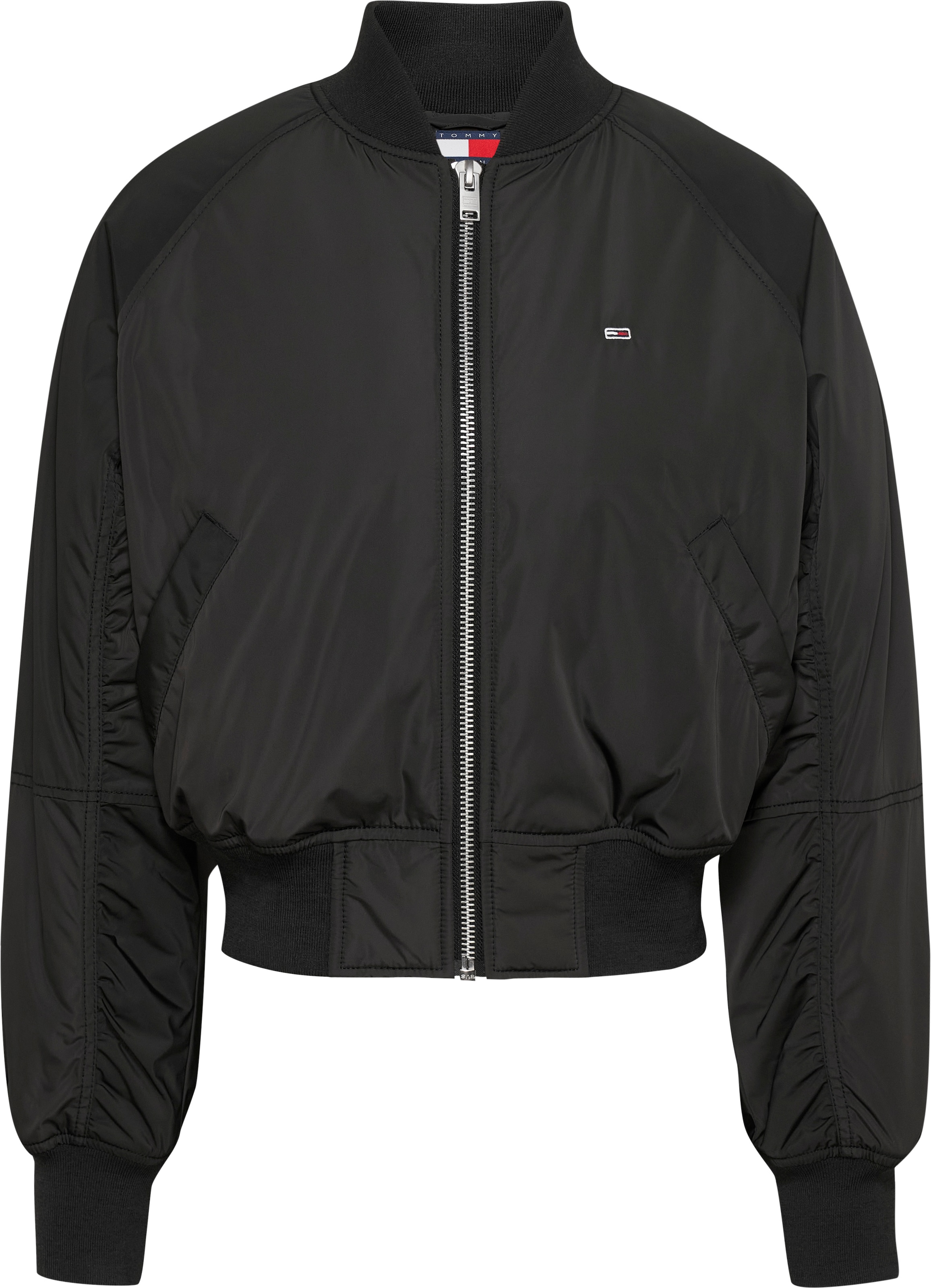 Tommy Jeans Bomberjacke mit leichter Wattierung, mit Logostickerei