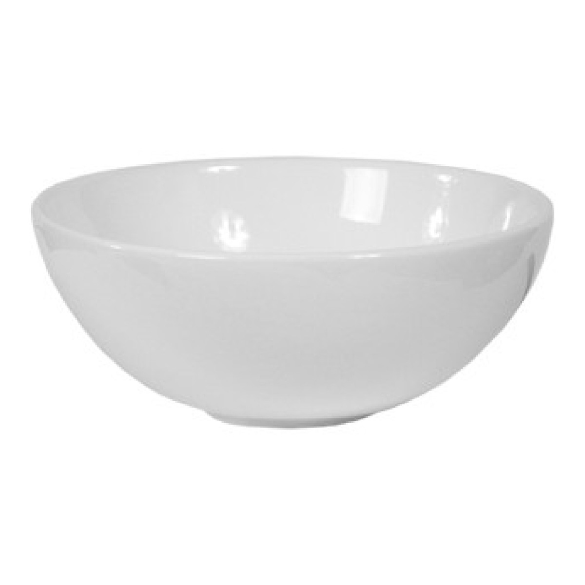 Brauer Bowl waskom keramiek 28cm wit glans