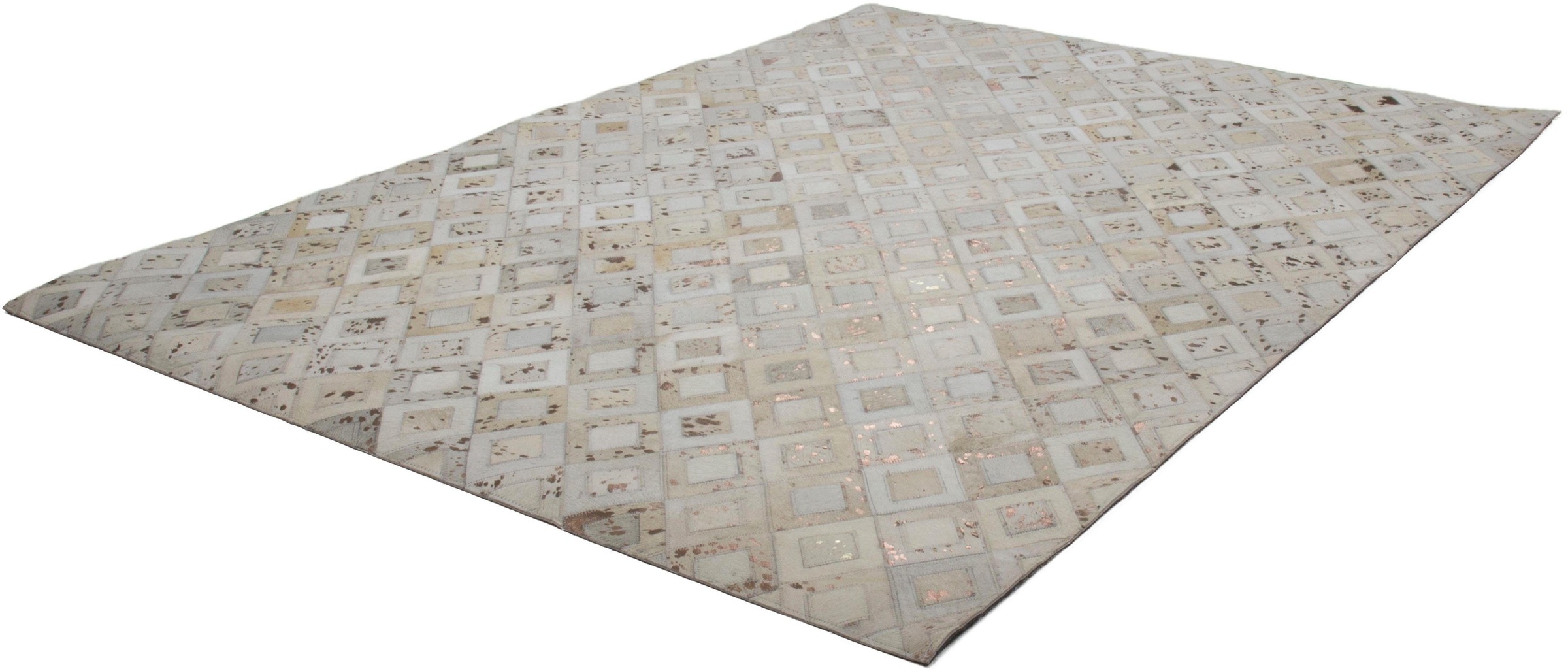 calo-deluxe Fellteppich »Scarllet 110« rechteckig 8 mm Höhe echtes Rinderfell, Wohnzimmer