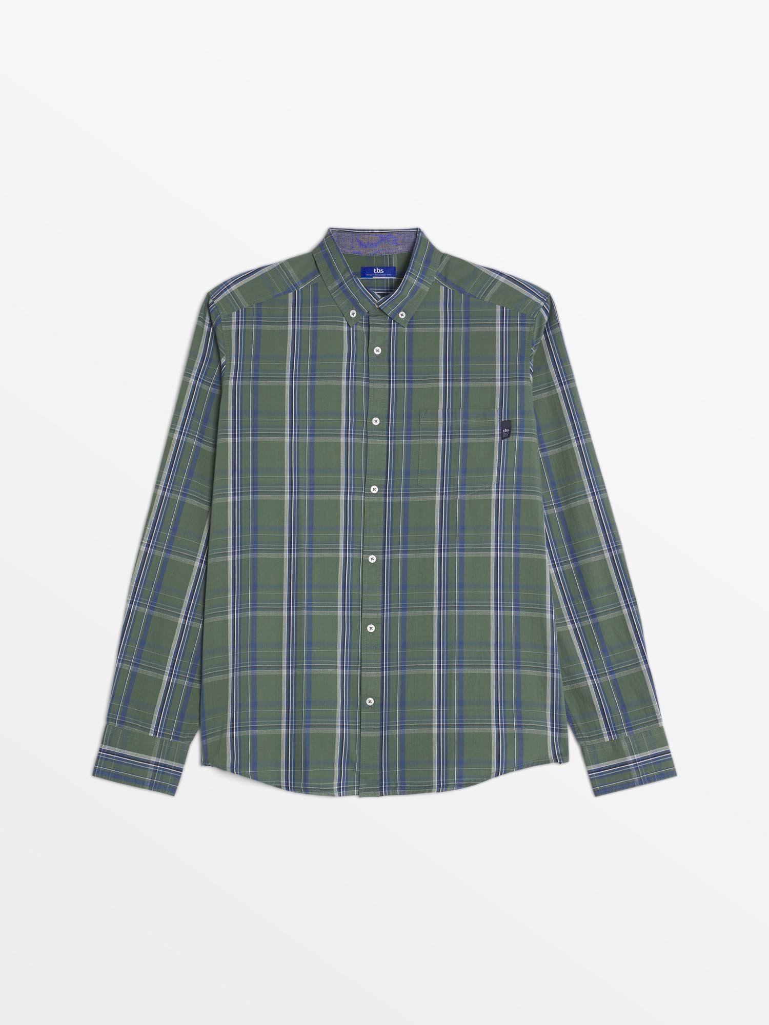 Chemise Homme Grands Carreaux Vert