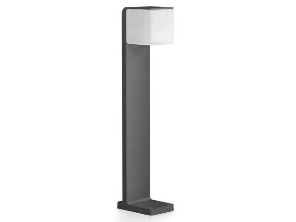 Steinel 055486 LED AUSSENLEUCHTE GL 80 SC SI LED-udendørs vægbelysning med bevægelsessensor LED (RGB) uden 9.1 W Sølv