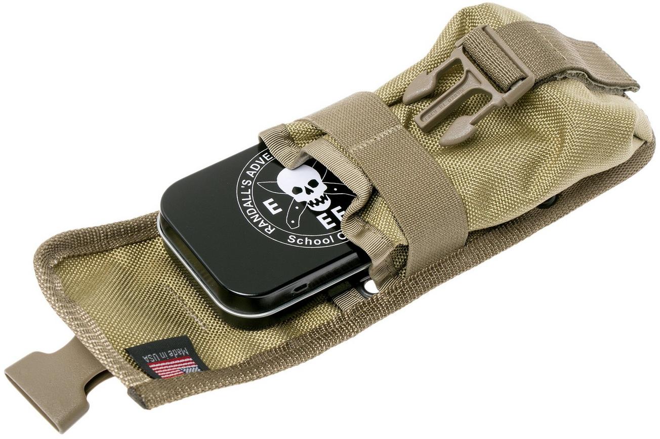 ESEE Long Accessoire Pouch voor Model 5, 6 & Laser Strike, 52-POUCH-K-L, Khaki