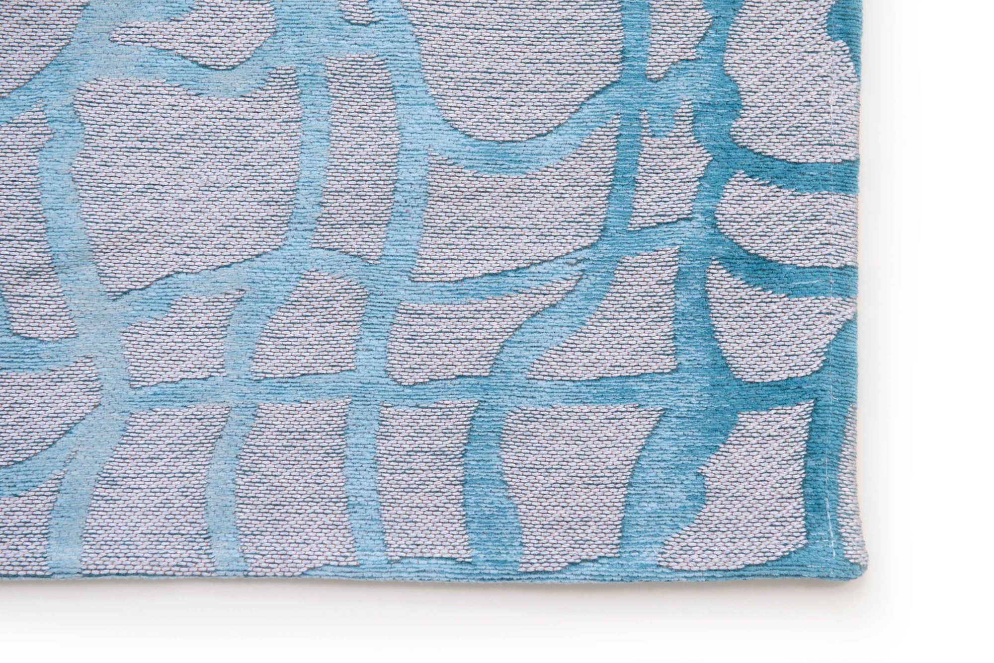 Ecorugs vloerkleed Dedalo blauw ∅ 240 cm