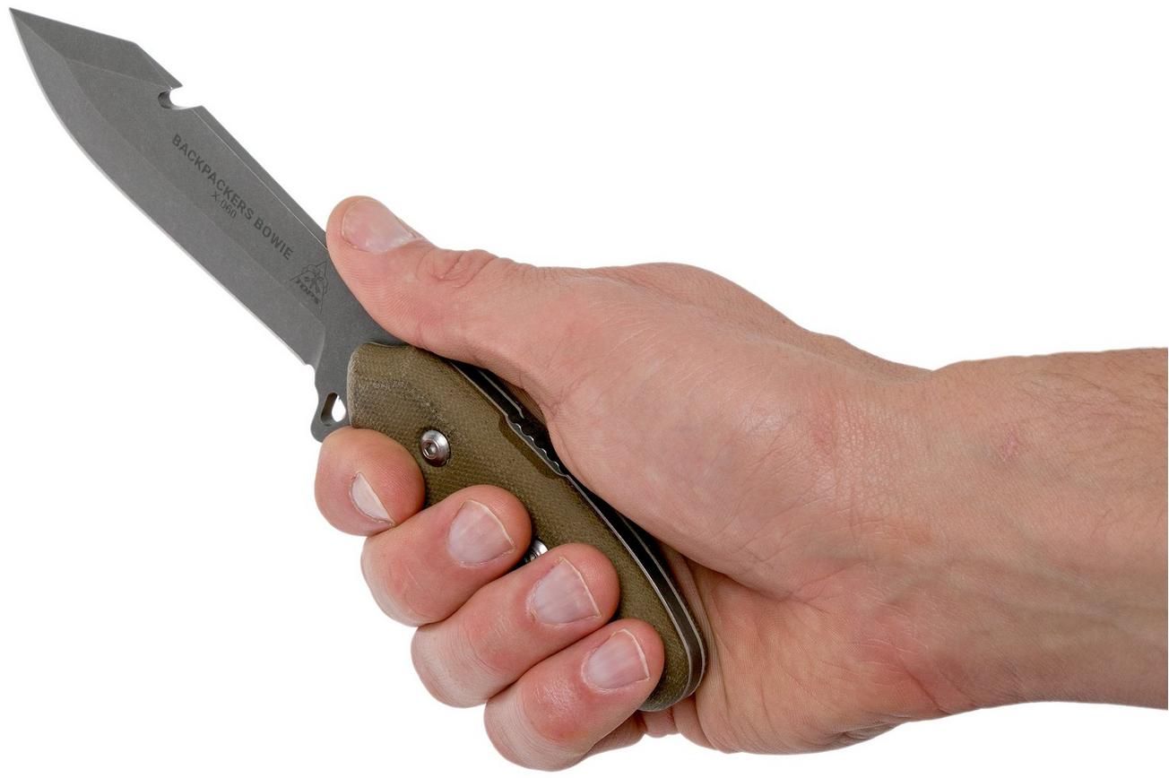 TOPS Knives Backpacker's Bowie BPB-01 vaststaand mes