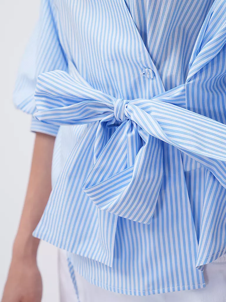 RICH & ROYAL Wickelbluse  hellblau