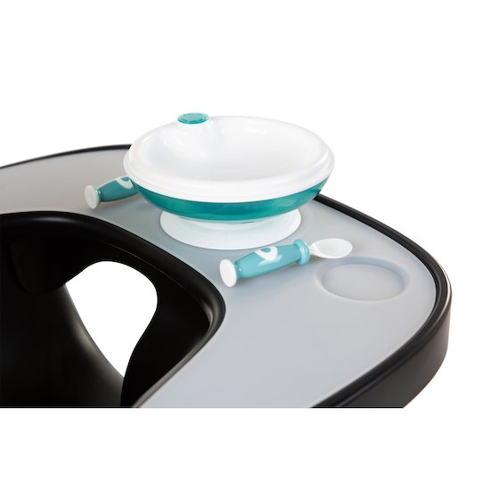 Tablette Evolu + napperon   Noir        de               Childhome