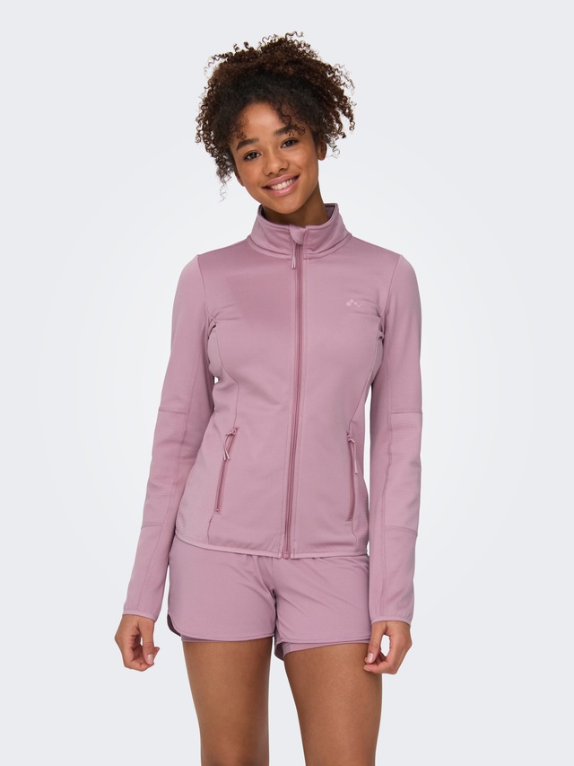 ONLY Play Trainingsjacke »ONPJETTA HN FLEECE JCK - NOOS« ohne Kapuze