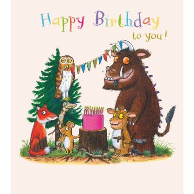 Happy Birthday To You Gruffalo Party Card