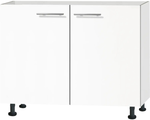 Optifit spoelbakkast Bengt932 BxDxH 100x58,4x87 cm wit mat gedemonteerd scharnier omkeerbaar (links of rechts te monteren)