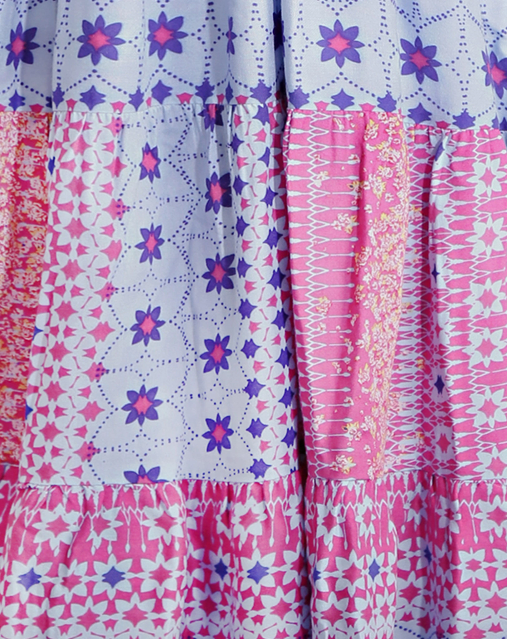 Kleid HIPPIE ärmellos in fuchsia
