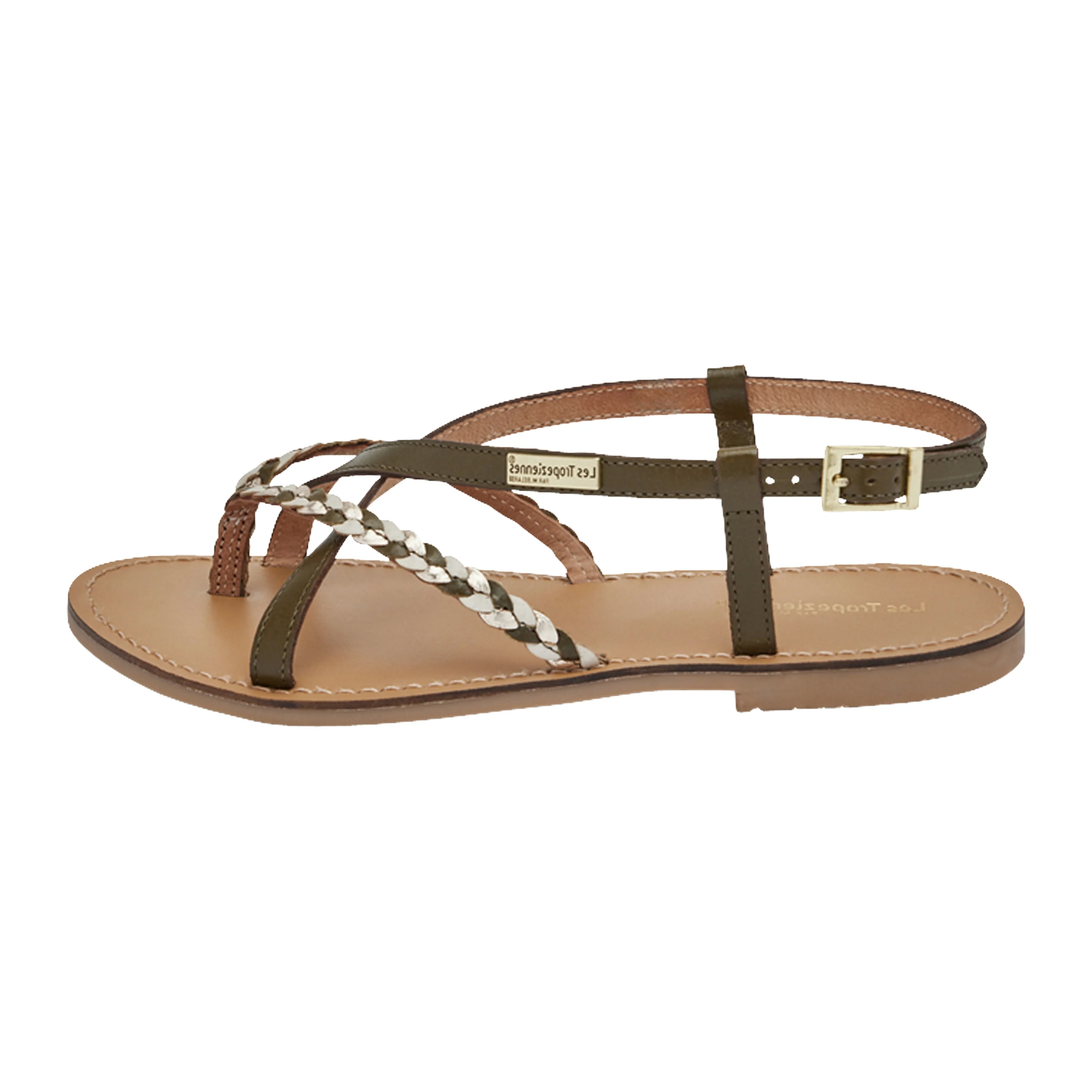 Sandales cuirpar m.belarbi chou | Kaki