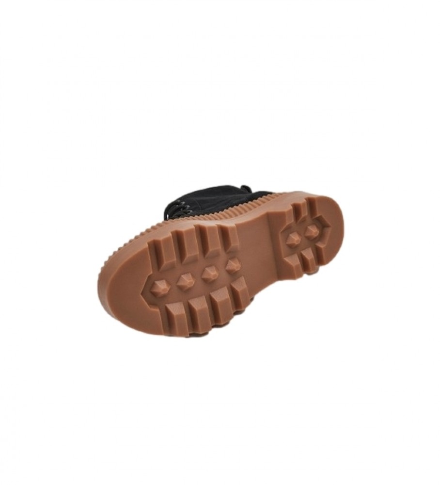 Botas de tornozelo Pepe Jeans Ascot Soup em couro preto