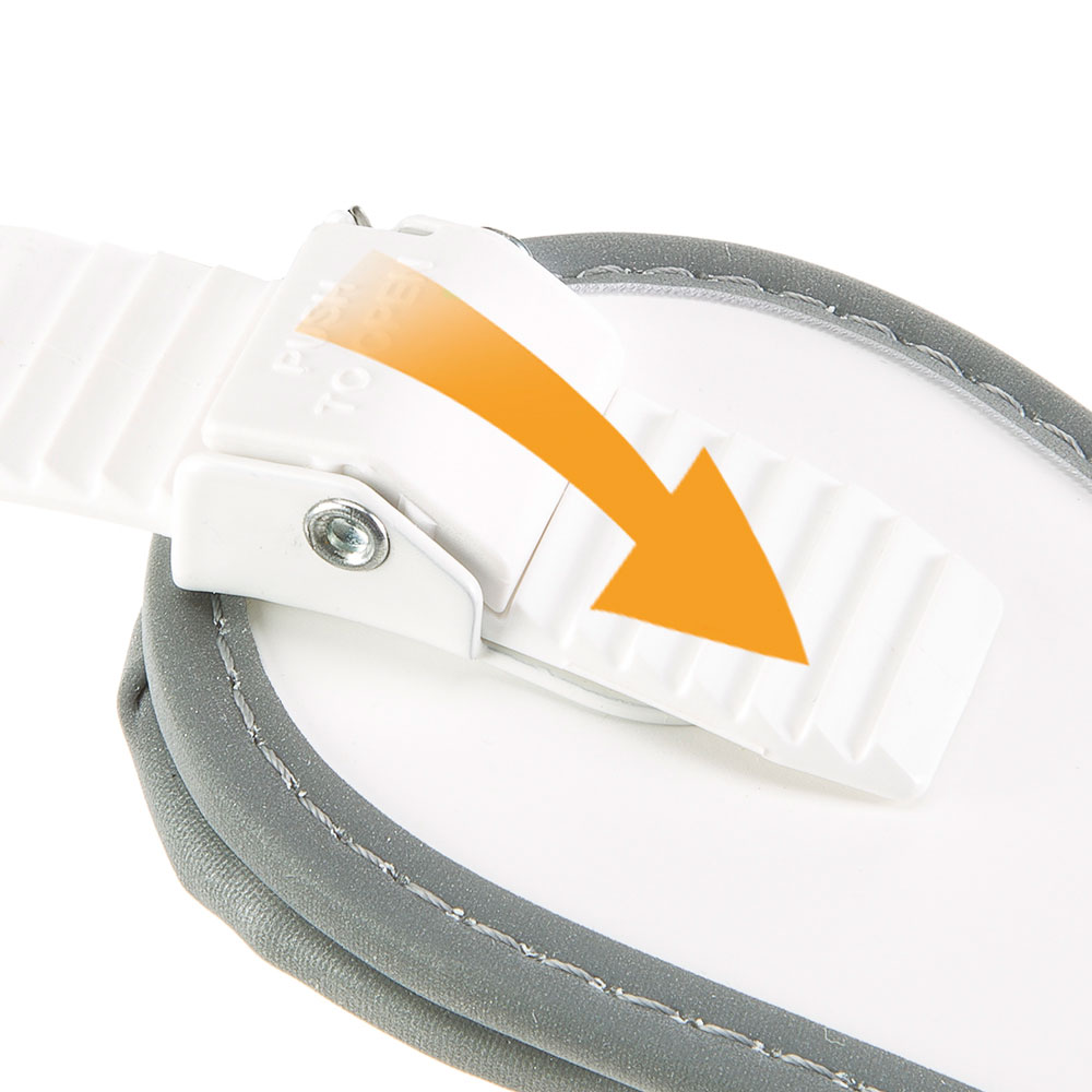 Ferplast harnais ergonomique pour chiens agila 7, fermeture à double micro-régulation, eco-cuir élégant, bords refléchissants, a=b