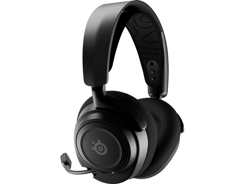 Steel Series Headset Arctis Nova 7 Schwarz Kabelloses Gaming-Headset mit Surround-Sound