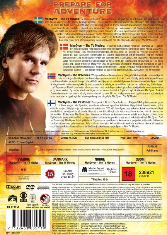 Macgyver - The Tv Movies - DVD