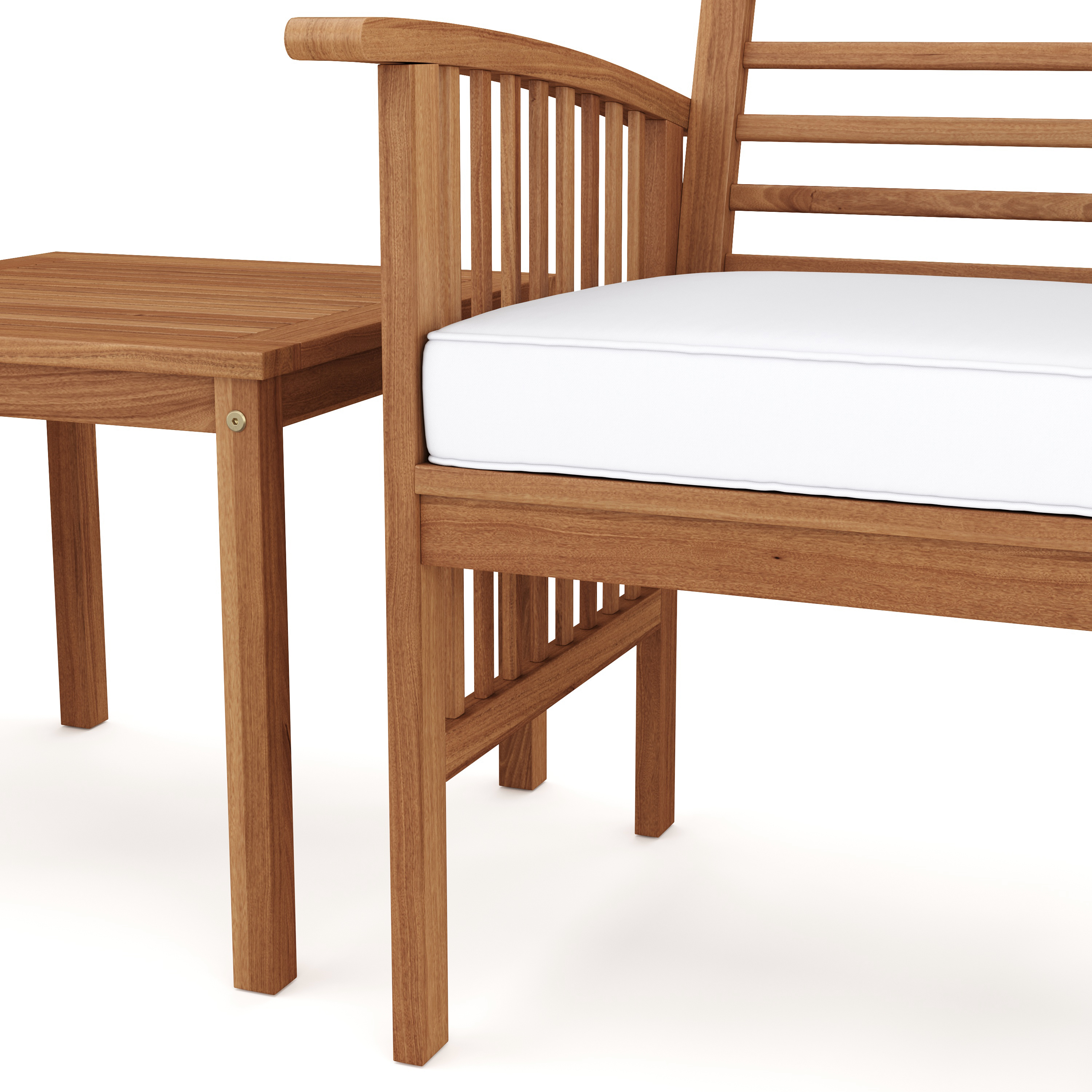 Gartenmöbel Set Holz CORDOBA 3-teilig