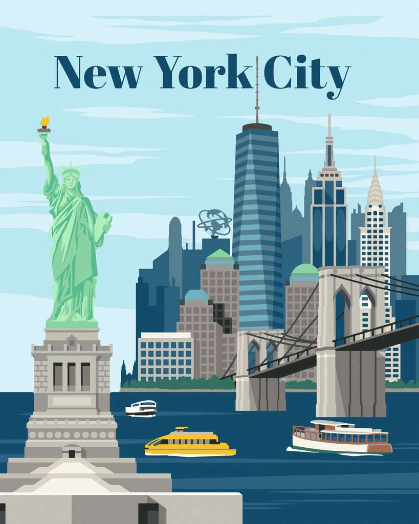 Ravensburger Spiel Farbenfrohes New York City