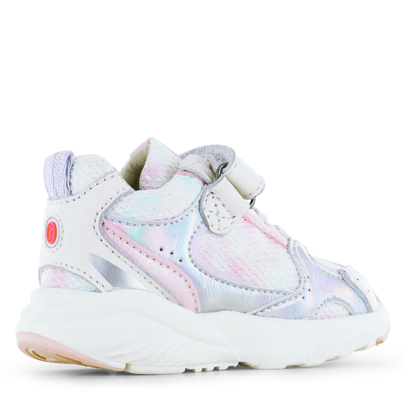 Shoesme zilver sneakertje Mesh, Microfiber leer, Suède | Meisjes schoenen