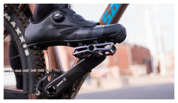 Pédales BBB plateforme Enigma Mat Noir