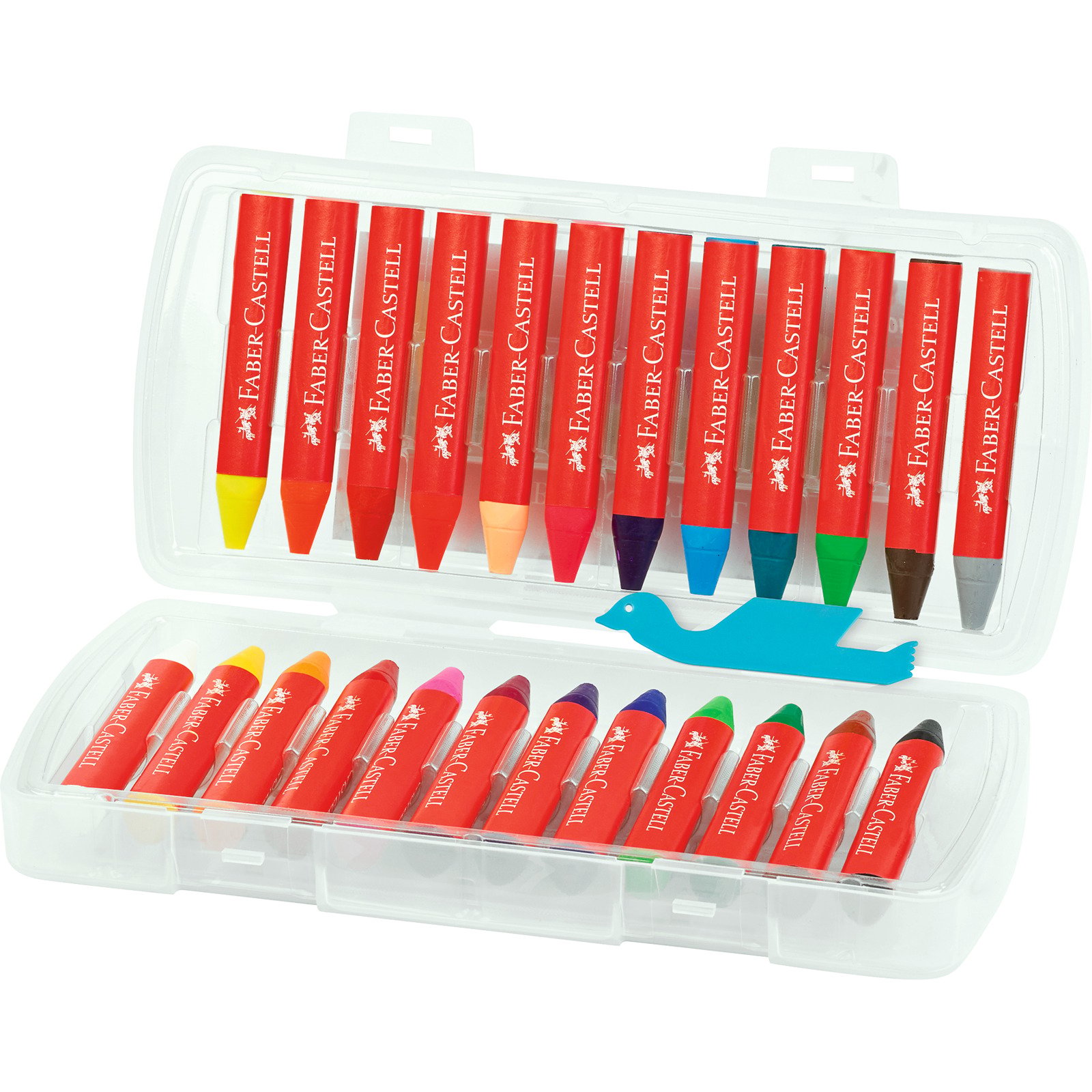 Faber-Castell Jumbo Wachsmalkreiden, 24 Stück