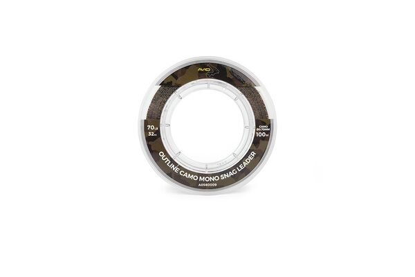 Tête de ligne Avid Carp Outline Camo Mono Snag 100m