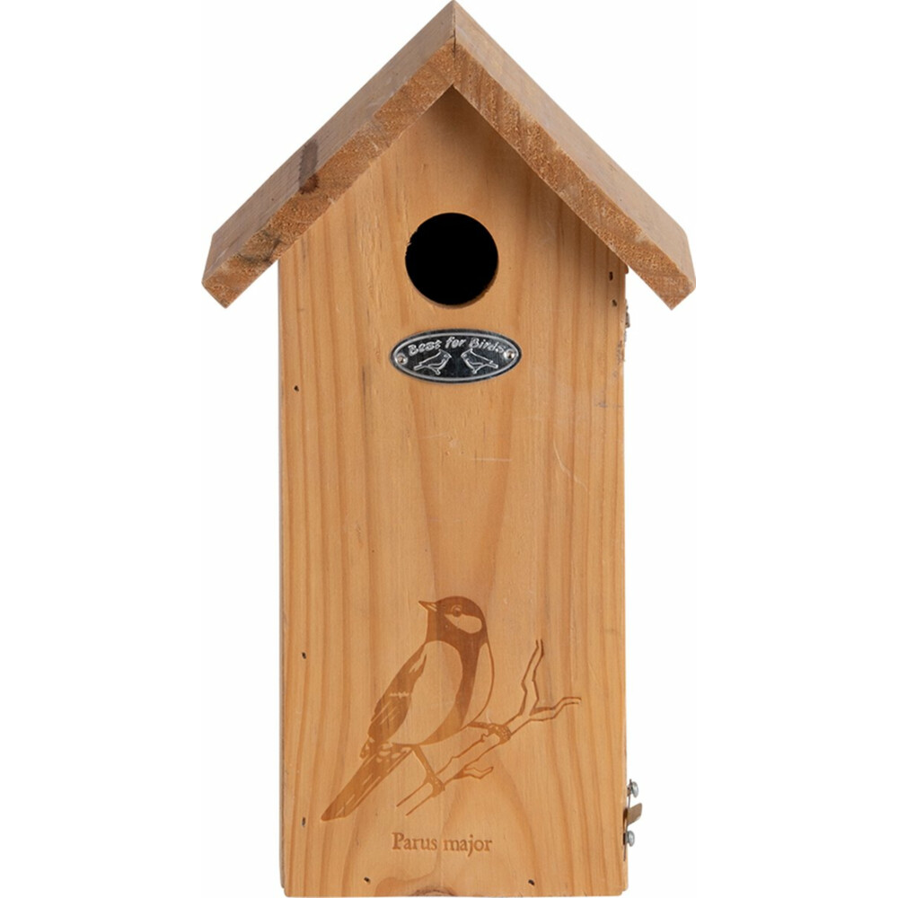 Esschert Design Nestkast Koolmees Silhouet Naturel
