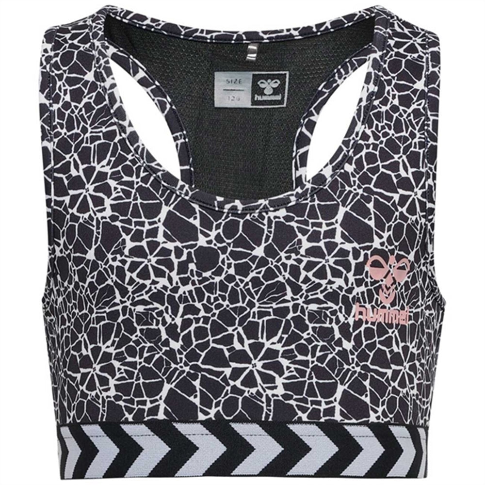 Caviar/Twilight Mauve Mimmi Sports Top - Hummel