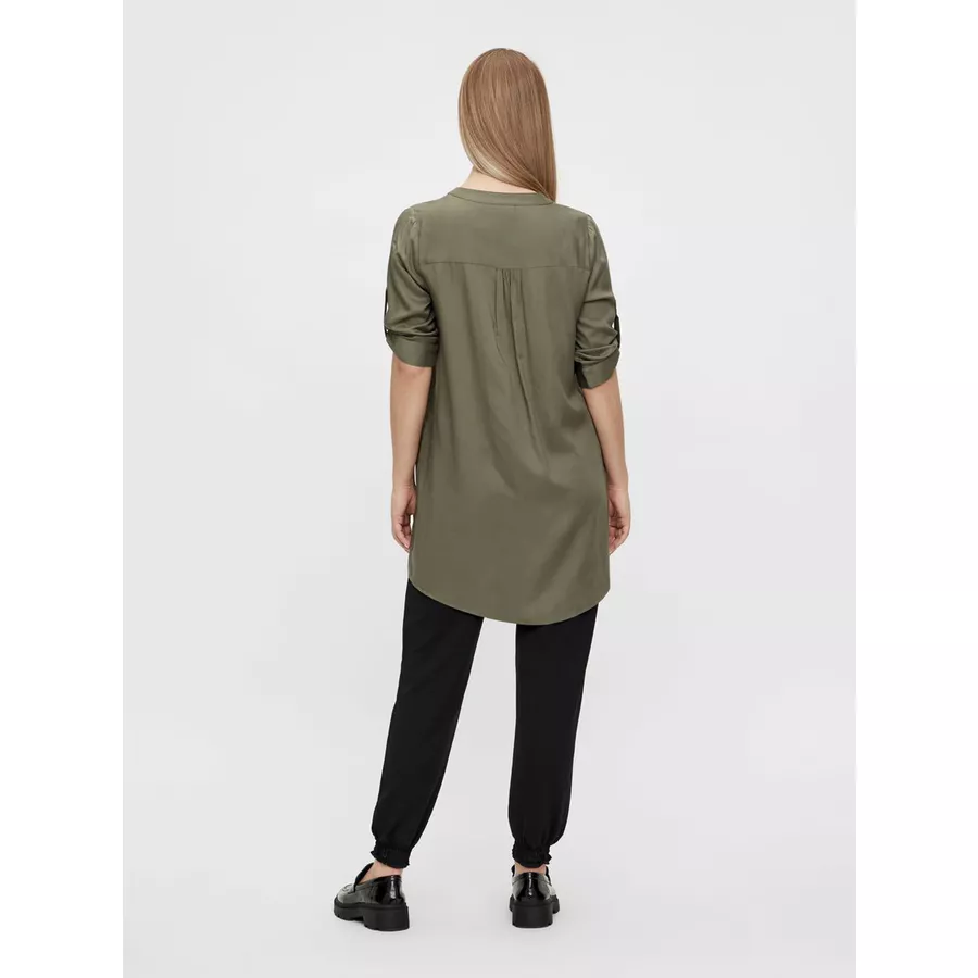 mama;licious Umstandsbluse MLMERCY Dusty Olive