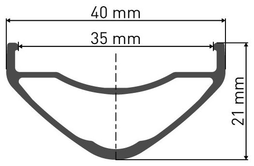 Roue Arrière DT Swiss HX 1700 Spline 29'' 35 mm | Boost 12x148 mm | 6 Trous |