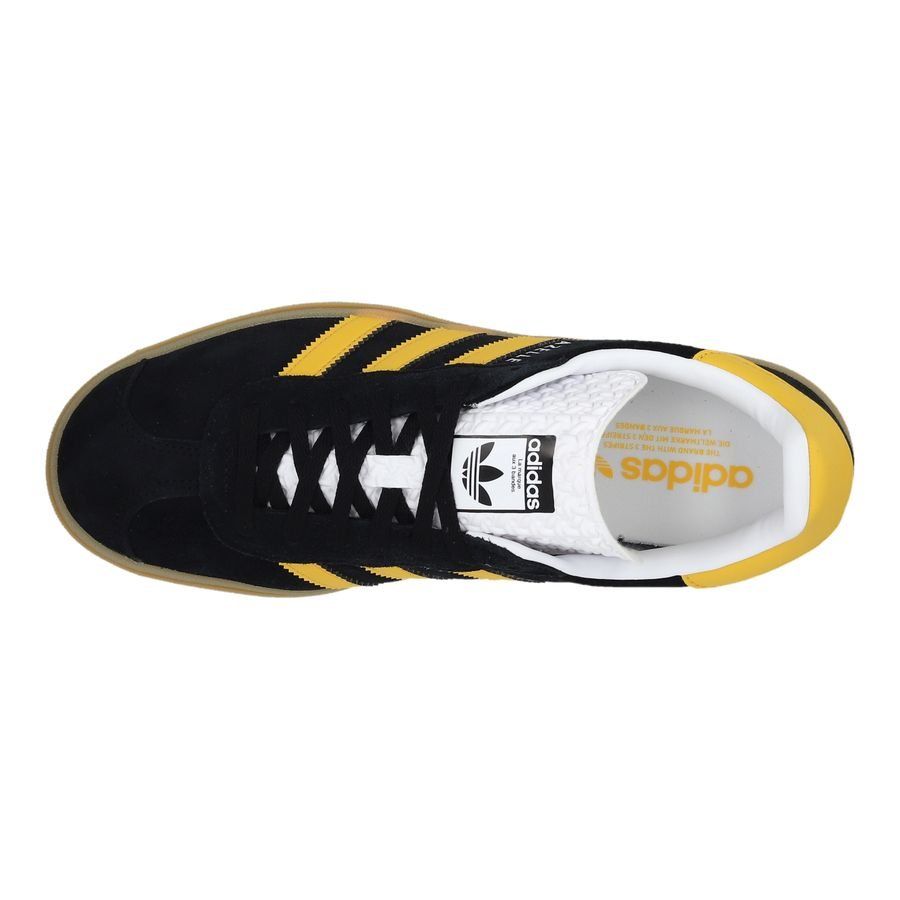 adidas Originals Chaussures Gazelle Bold - Noir/Jaune/Blanc Femme