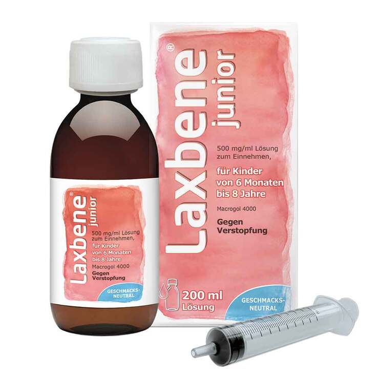 Laxbene® junior 500 mg Lösung für Kinder von 6 Monaten - 8 Jahre, 200 ml