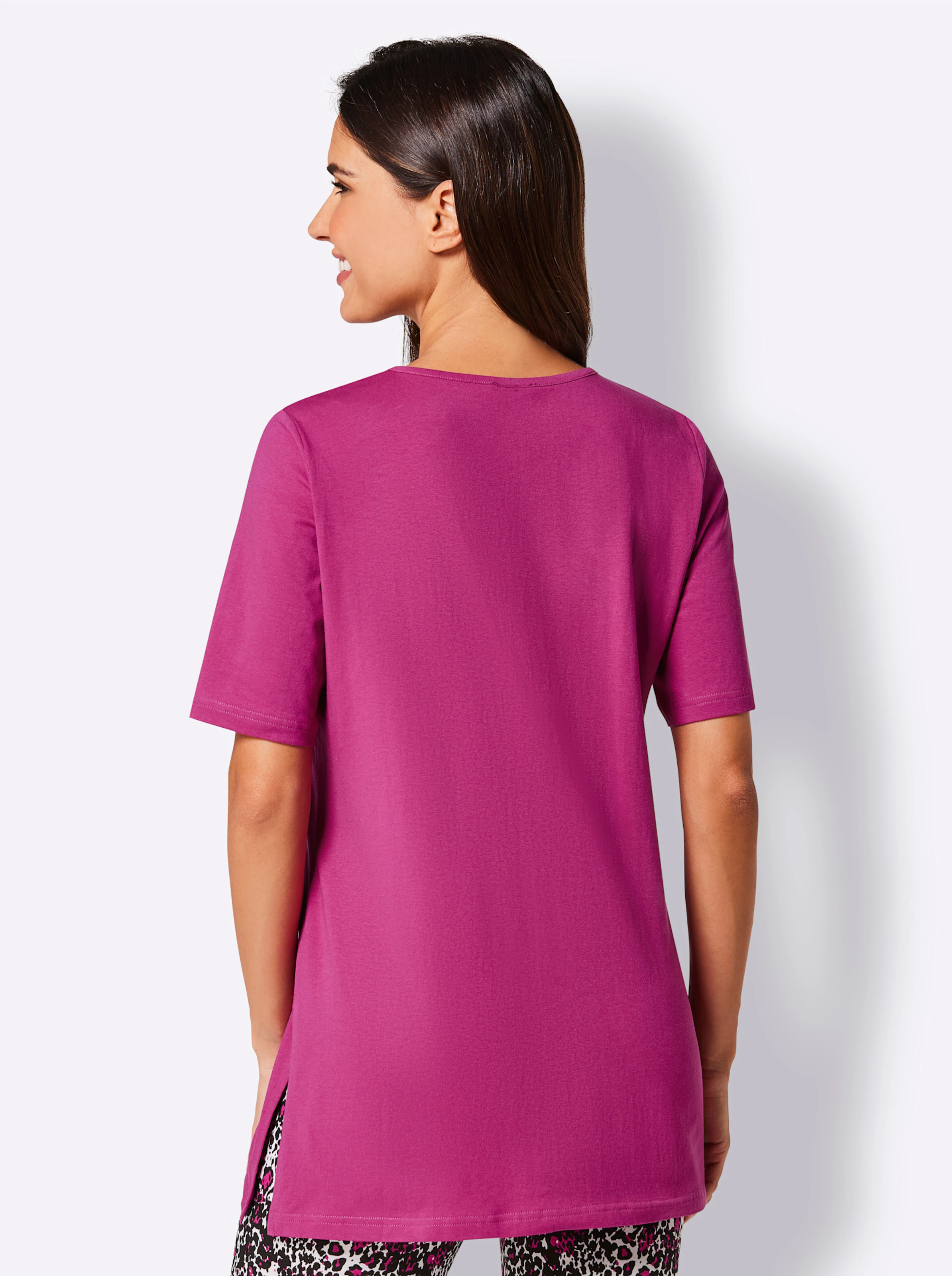 feel good Longshirt in magenta