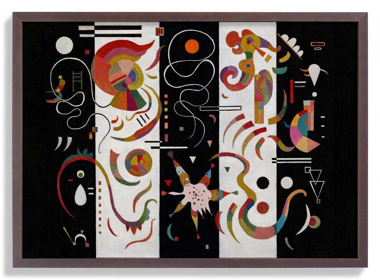 Gestreift von Wassily Kandinsky