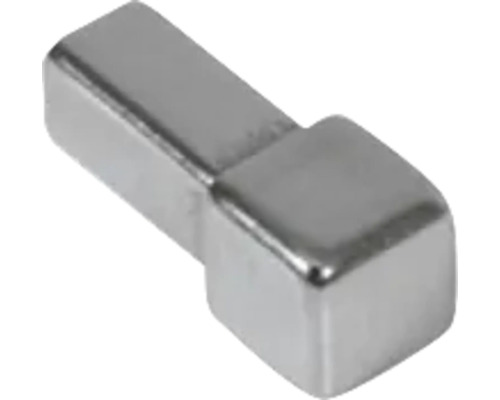 Hoekstuk Dural Squareline roestvrij staal grijs 9 mm