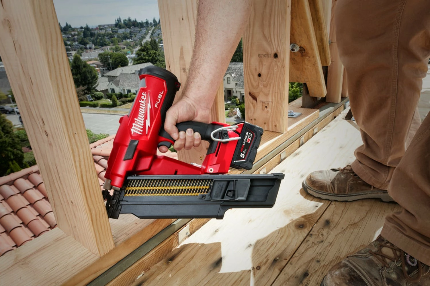 Milwaukee M18 FFN21-0C 18V Li-Ion accu tacker in koffer - 2.8-3.7mm - 50-90mm