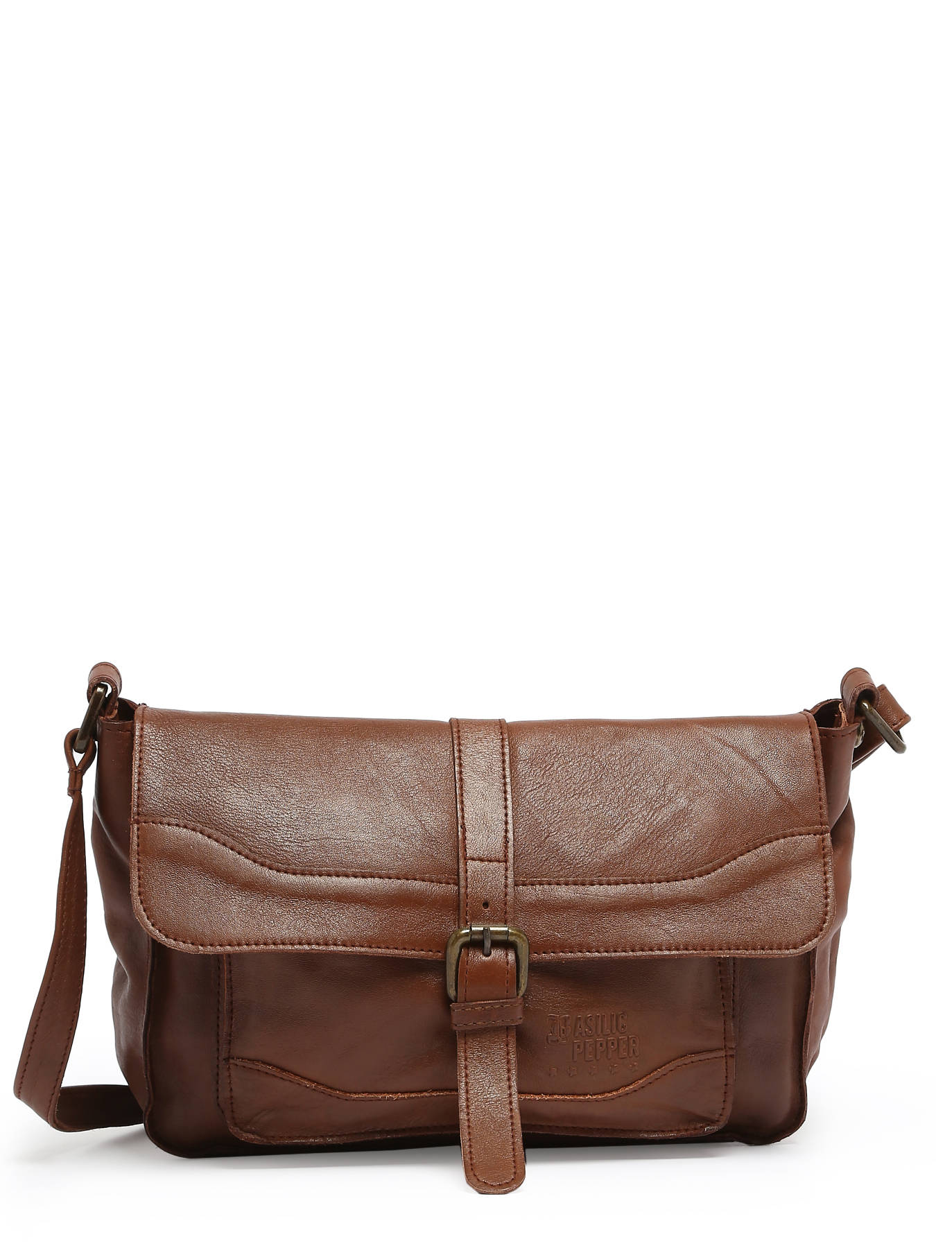 Sac bandoulire Cow cuir BASILIC PEPPER