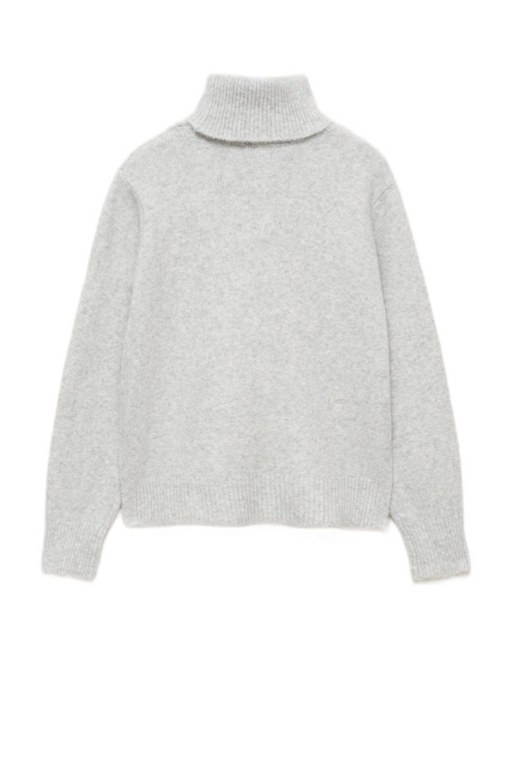 Mango Kids gebreide trui lichtgrijs