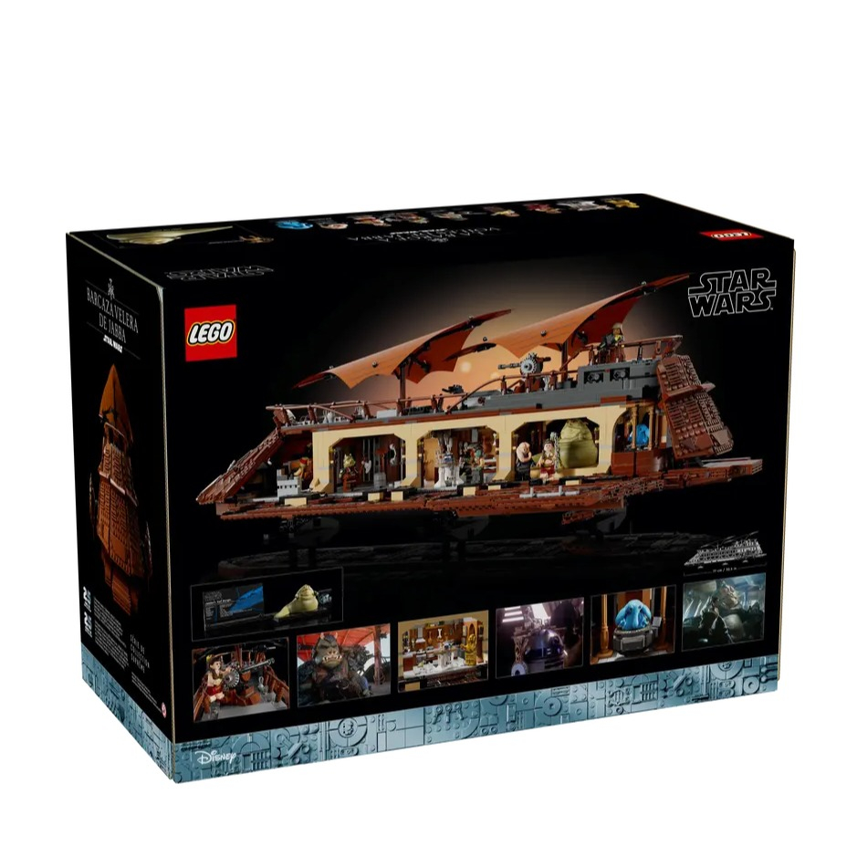 (3943-tlg. Set) Star Wars Klemmbausteine Spielzeug Schiff Modell Bausatz (75397) Lizenziert - Jabbas Segelbarke