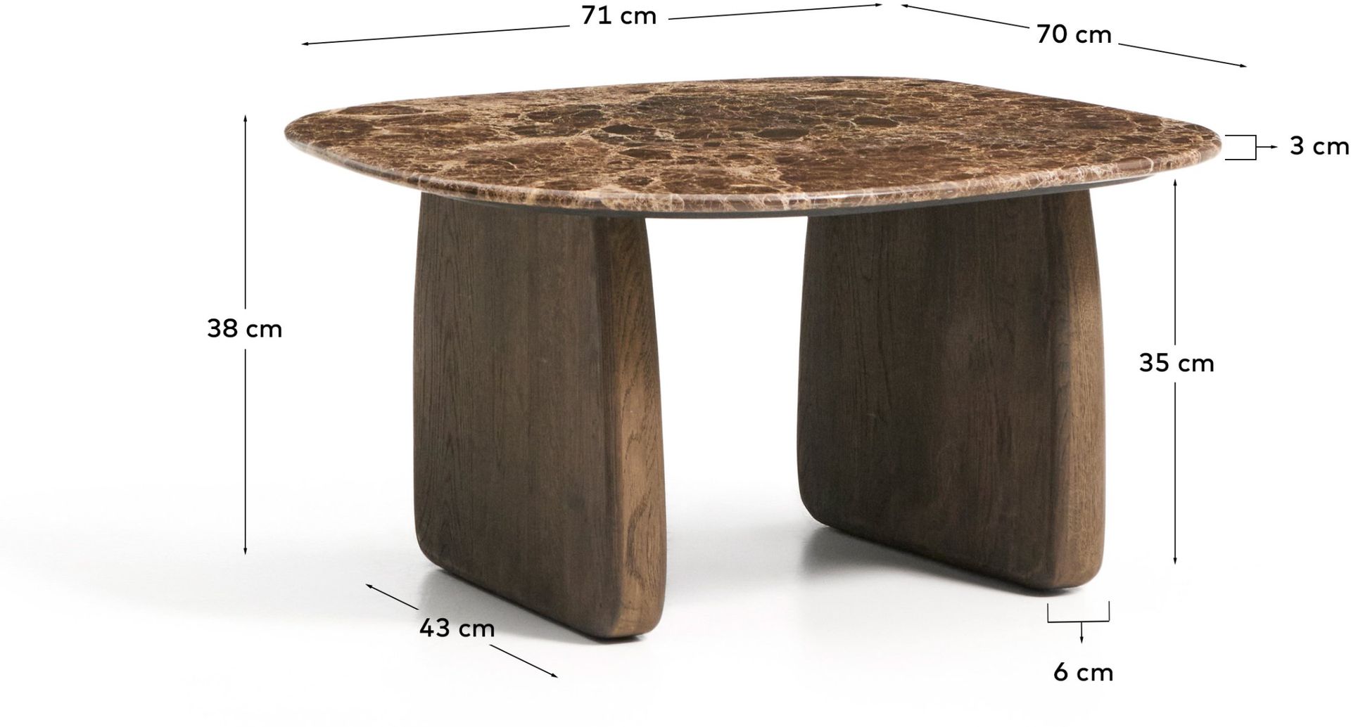 Kave Home   Pirita Bijzettafel