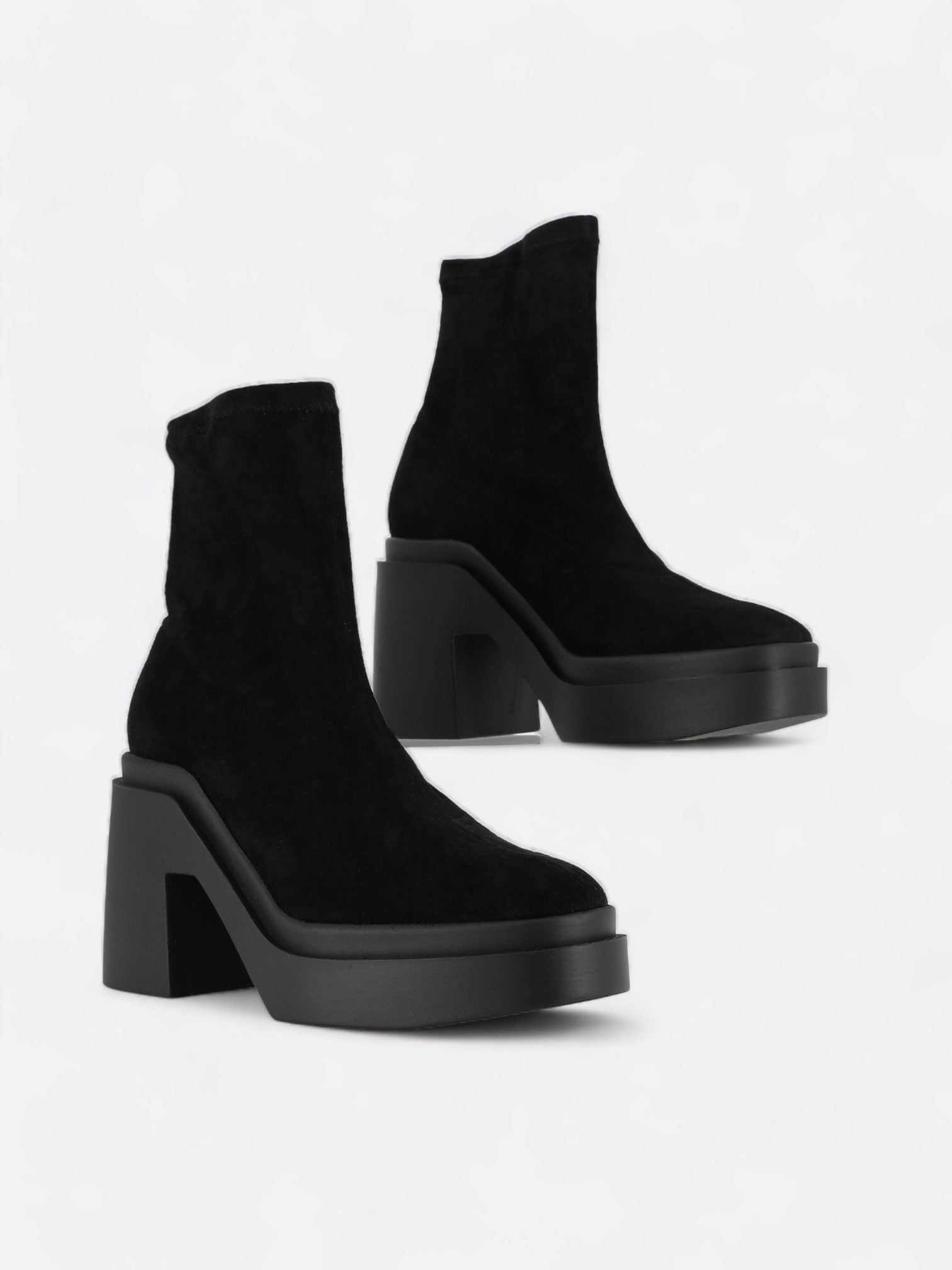 ANKLE BOOTS - NINA ankle boots, suede leather black