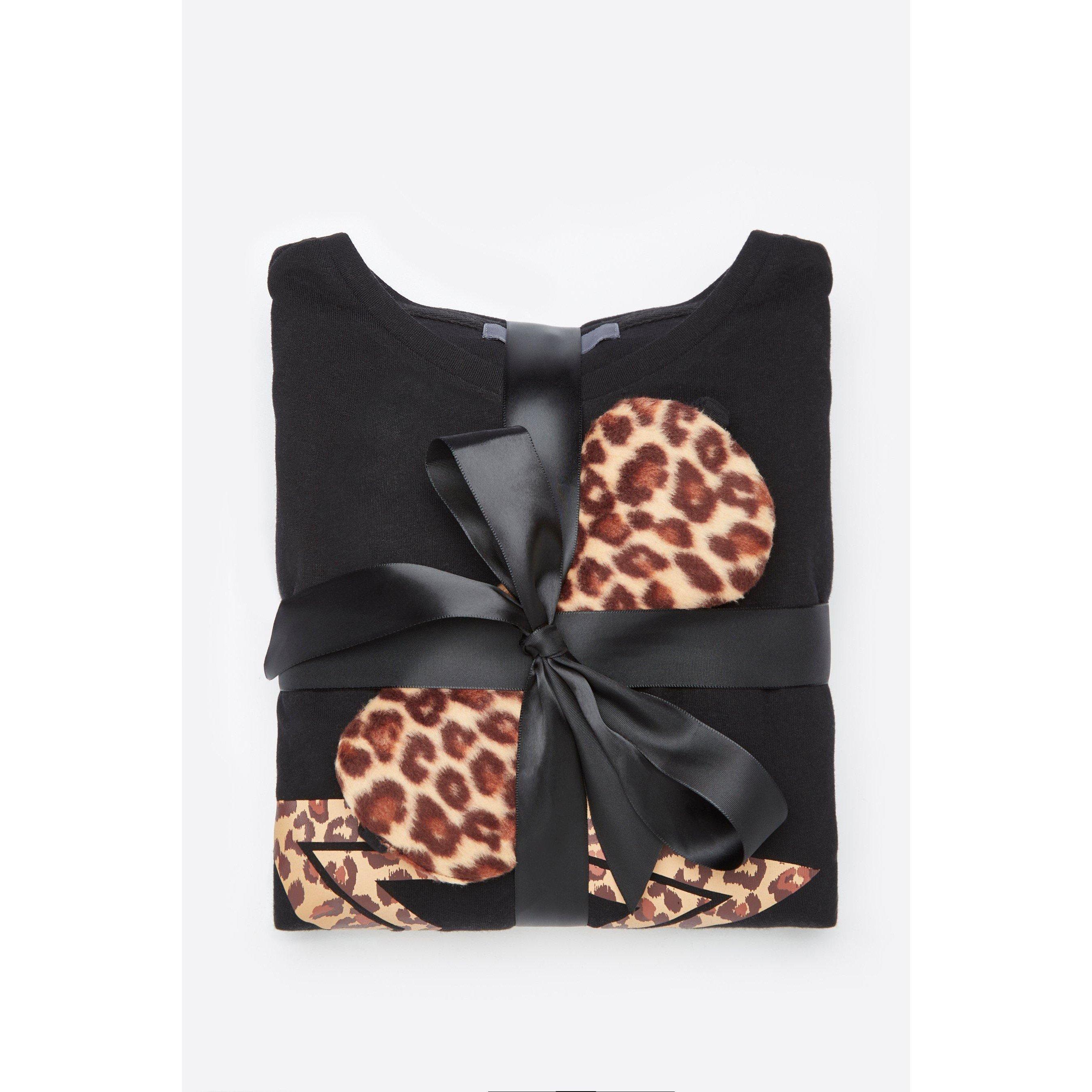Be You Star Leopard Star Pyjama and Eyemask Set